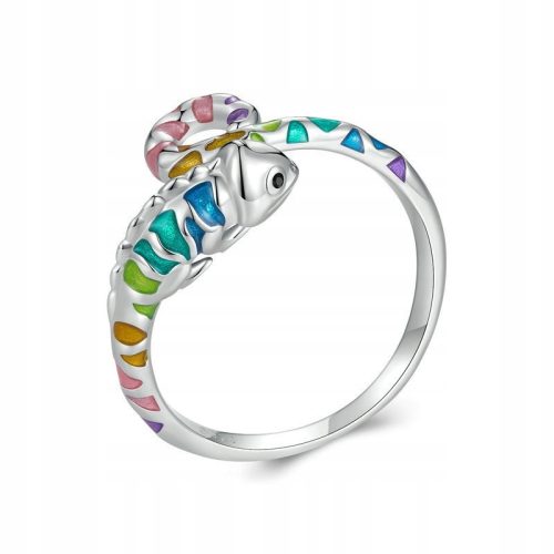  Fraise adjustable ring silver S925 Chameleon