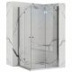 Rea FOLD shower cubicle, folding doors, 80 x 80 cm