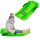  CHILDREN'S SLED WITH BRAKE PLASTIC SLIDE SKIPPER GREEN