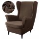 Chair cover Domidekor armchair cover, brown