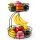 Baskets 2-tier fruit basket and vegetable stand