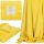 SOFT BLANKET PLUG SLEEVE FOR A Springos polyester blanket 220 cm x 200 cm in yellow tones