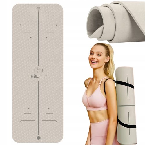  Fit.Me Exercise Mat 183 cm x 61 cm Brown