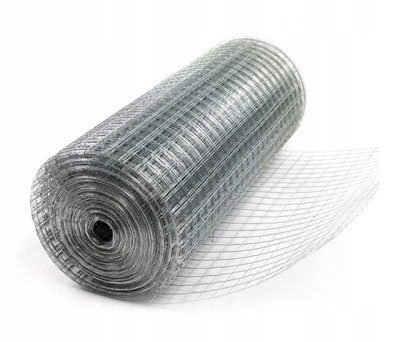 Square galvanized breeding net. 1.0 m/25 m mesh size 19.0 x 19.0 wire 0.70 mm