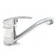 Unitec FOCUS silver floor-standing kitchen faucet