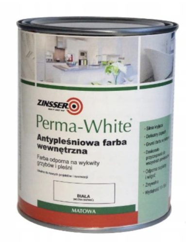  Zinsser acrylic wall paint 1 l, matt white