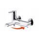 Single-lever wall-mounted bath and shower mixer Sea-Horse Yo! Chrome