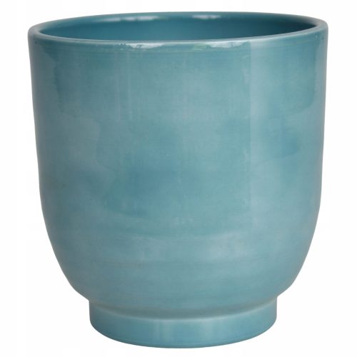  LookMar flowerpot 16 cm x 15.5 x 16 cm diameter 15 cm ceramic blue tones, blue tones