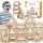  VIGA wooden mirror block puzzle 16-piece