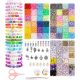  BRACELET MAKING KIT BEADS FOR MAKING BRACELETS 10574 pcs