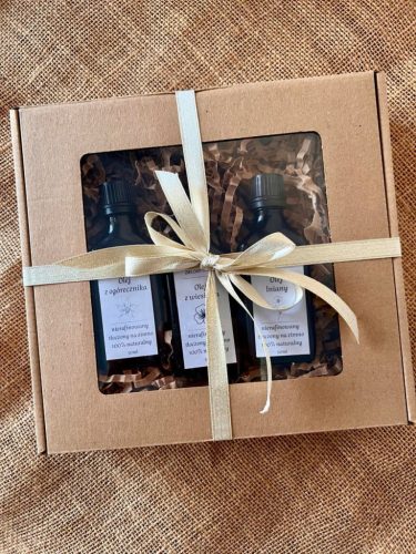  Christmas Gift Box Set Green Oil