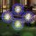 Hanging Garden Lights 4x Solar Fireworks Lights, LED Garden Lamps