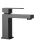 Rea Fenix black pedestal washbasin faucet