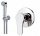 Concealed bidet faucet from Daniel/Grohe. Chrome bidet set