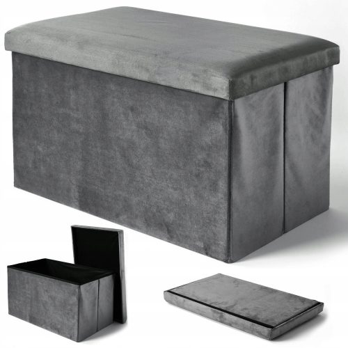  Upholstered Pouffe eHockers Graphite