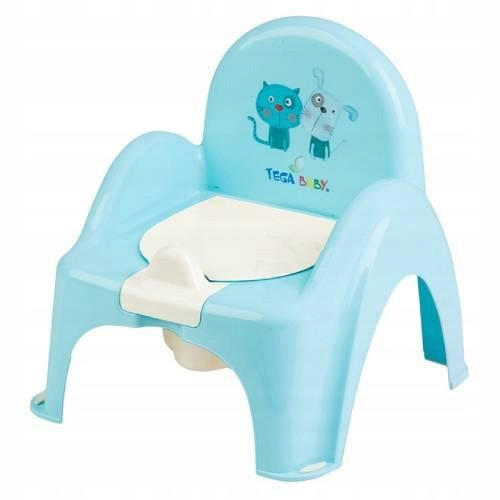  TEGA BABY Potty chair DOG AND CAT blue