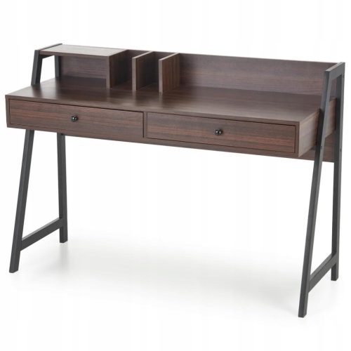  Halmar rectangular desk DESKS AND CONSOLES 128 x 48 x 87 cm walnut