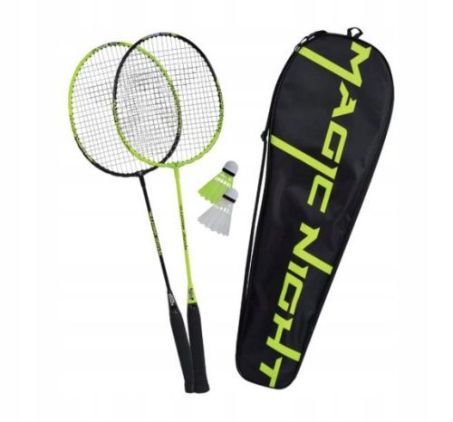 Talbot-Torro Magic Night racket with badminton set