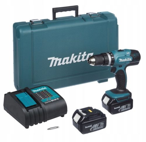  Makita screwdriver, battery-operated 18 V DHP453RFE