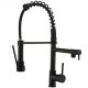 Inbeno Isabella floor-standing kitchen faucet, black