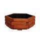  Garden flowerpot made of wood ZPD brown 50x20 cm