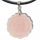  ROSE QUARTZ pendant, natural stone, rose flower, pendant, talisman