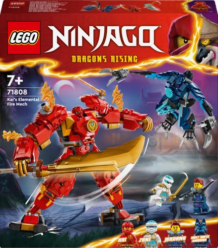  LEGO NINJAGO 71808 KAIA'S FIRE ELEMENTAL MECH building set for children +7 years