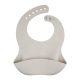 SILICONE BIB FOR CHILDREN CANPOL BABIES DOTS GREY