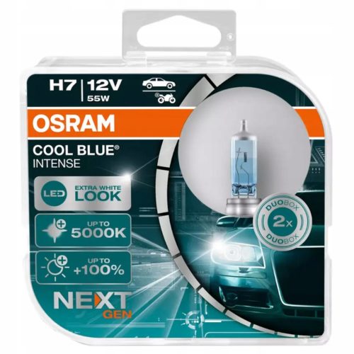  Osram Cool Blue Intense H7 55W bulbs 2 pcs.