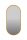 Bathroom mirror Lawabo mirror, wall furniture, oval, MDF frame, 450 x 800 mm