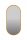 Bathroom mirror Lawabo mirror, wall furniture, oval, MDF frame, 450 x 800 mm