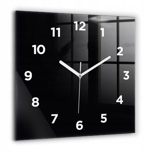 Clock for home Wallfluent wall clock black 60cm