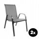 Chairs for garden, terrace and balcony Aga garden chair, grey metal