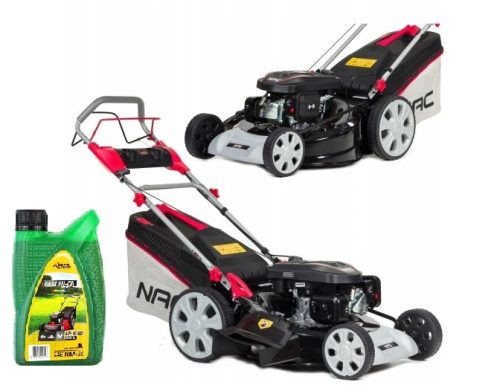  Petrol lawn mower with NAC basket, 175 cm³ capacity. Basket 70 l 55 cm