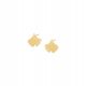  Gold-plated Ginkgo Leaves Earrings ANIA KRUK