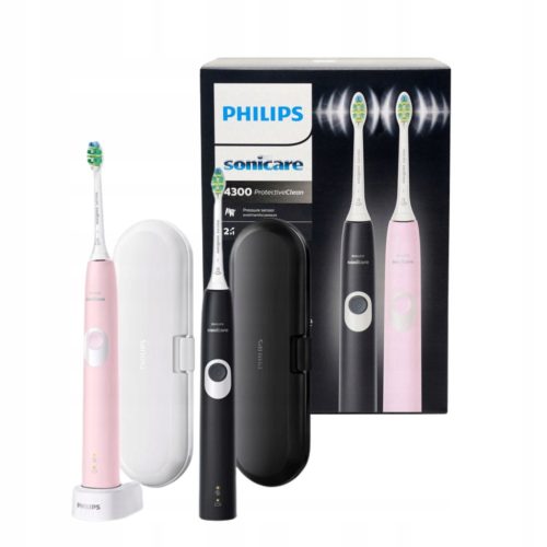  Philips Sonicare ProtectiveClean 4300 Schallzahnbürsten-Set 2-tlg.