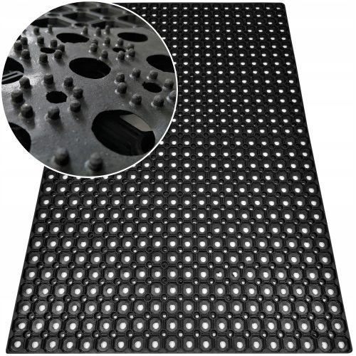 Entrance and doormats for the house Ready-made rubber doormat for outdoor use, 100 x 200 cm