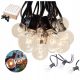  Garland of G40 lamps, 15 m, 1650 cm, network