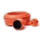 Emos garden extension cable 40 m, 1 pc. sockets, orange