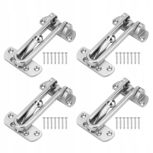 4 PIECES OF SPINDLE HOCK FOR PADLOCK CLOSURE, GALVANIZED