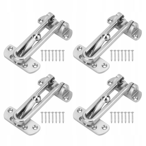 4 PIECES OF SPINDLE HOCK FOR PADLOCK CLOSURE, GALVANIZED