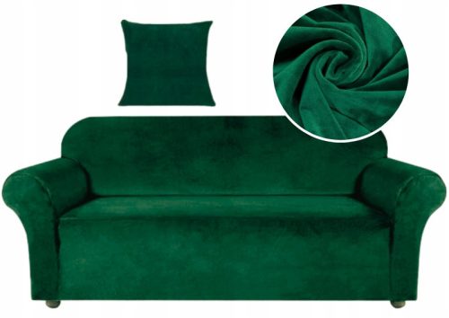 Chair cover Domidekor sofa cover, green