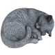  Garden decoration - a sleeping cat - a concrete figure