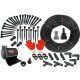  DRIP HOSE 100 m COMPLETE ACCESSORY SET 56 PIECES
