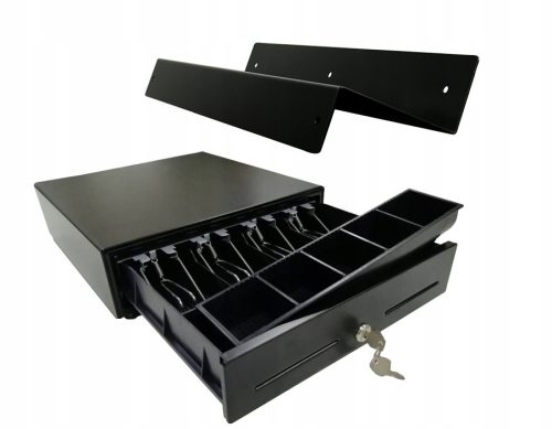 CASH DRAWER for money MEDIUM HDWR HD-KER33 + MOUNTING HANDLE for cash drawer BLACK HD-MB33