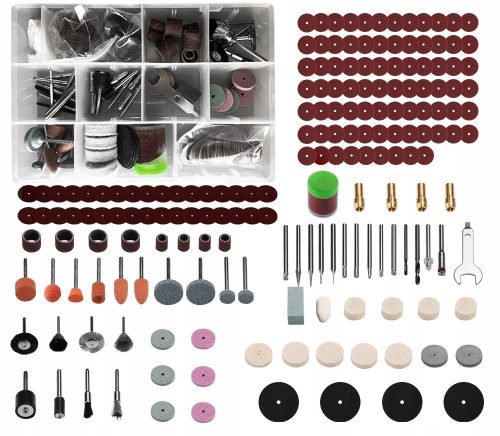  ACCESSORIES FOR MINI GRINDERS MILLING MACHINES TIPS CUTTERS DRILLS DISCS 210 ELEMENTS