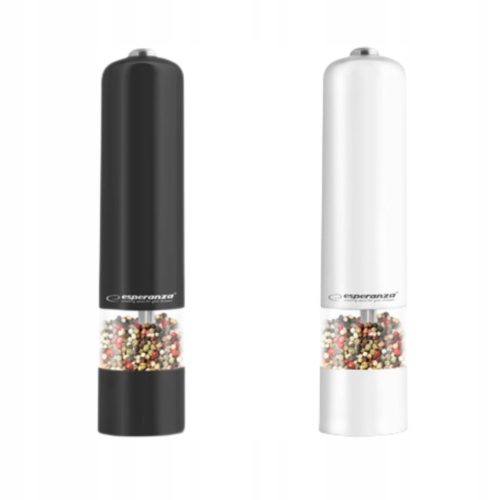  Esperanza electric mill ELECTRIC SALT AND PEPPER MILL SET 2in1 black