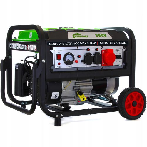 Portable three-phase generator Barracuda 5200 W petrol