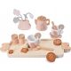  Wooden Set Tea Coffee Set For Children Cups Jug Vase