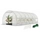 Polytunnel, panneaux en plastique Funfit Garden polytunnel blanc avec fenêtres 600x300x200 cm